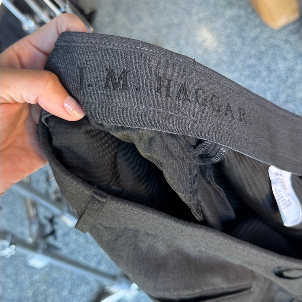 Haggar Charcoal Trousers